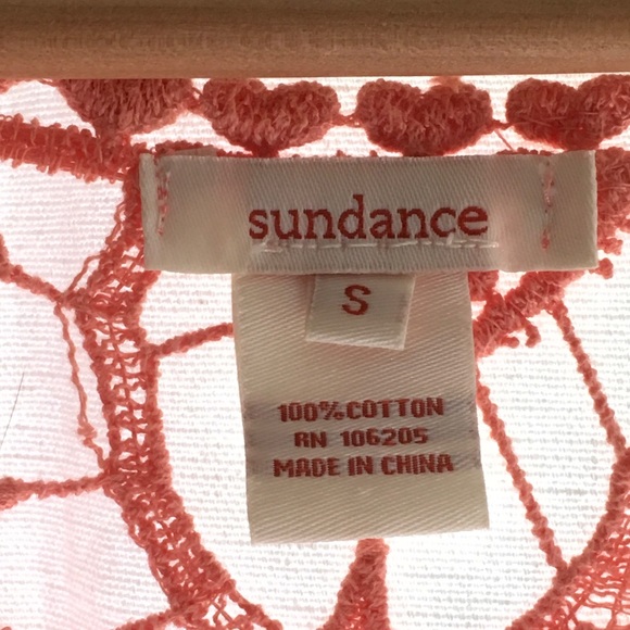 Sundance Coral lace tunic for spring summer or fall - Picture 3 of 5